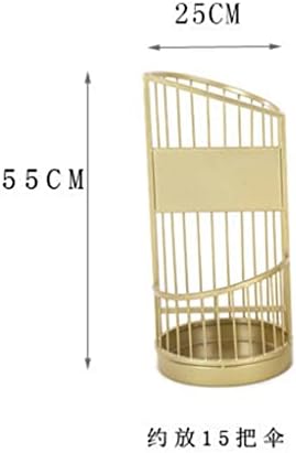 N/A Iron Rack Rack de Iron Rack Comercial Hotel Entrance Umbrella Bucket Rack Rack Home Umbrella Storage Rack (Cor: B, Tamanho