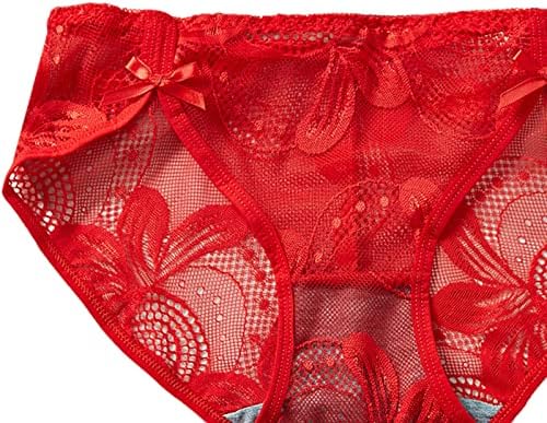 Calcinha de gola alta Boyshort para mulheres sexy pura clear lace roupas íntimas suaves e confortáveis ​​lingerie trafecível