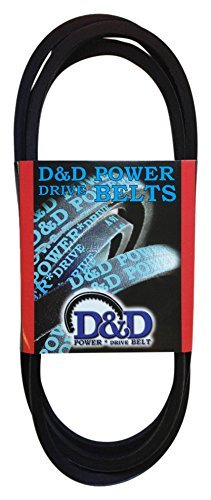 D&D PowerDrive 159A46 Cinturão de substituição de pesques de Morrison, seção transversal de cinto A/4L, 42 de comprimento,