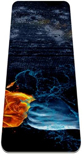 Siebzeh Fist Fire Fight Fight Fight Premium Gross Yoga Mat ECO Amigo da Saúde e Fitness Non Slip Tapete Para todos os tipos