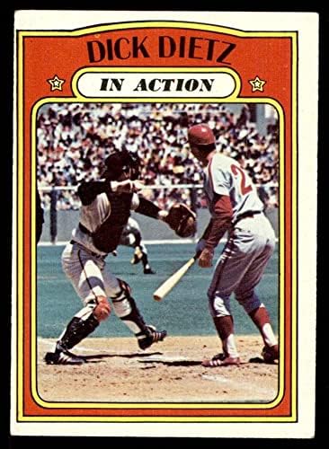 1972 Topps # 296 em ação Dick Dietz São Francisco Giants VG Giants