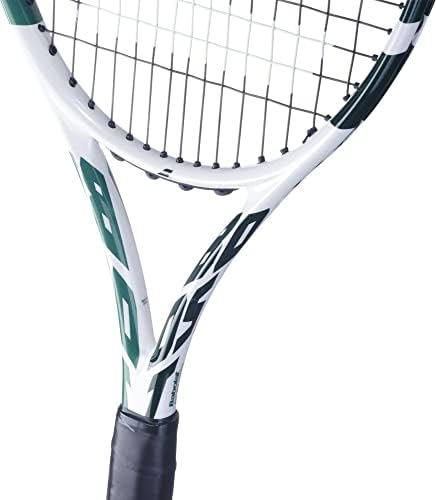 Babolat Boost Wimbledon Tennis Racquet - Amarrado com 16g Babolat Syn Gut na tensão de gama média