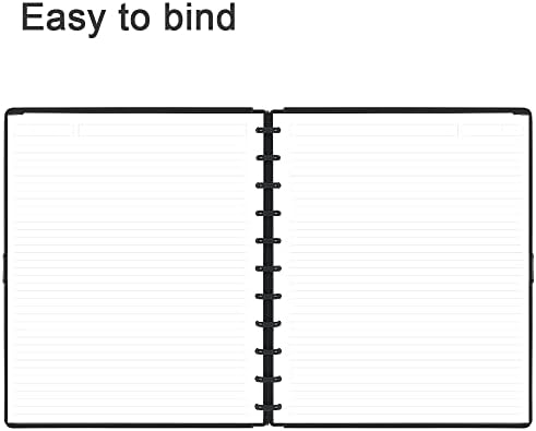 O tamanho da letra recarreta papel, papel folha solta para tul para o sistema de anotações de anotações de tul inserções de notebooks,