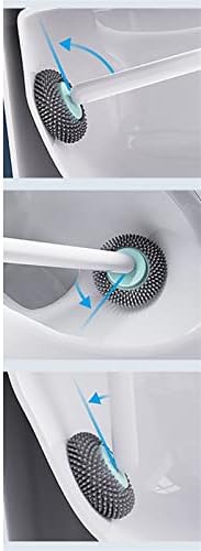 Escovas de vaso sanitário knfut e suportes ， pincel rotativo de vaso sanitário com drenagem portador de vaso sanitário canto