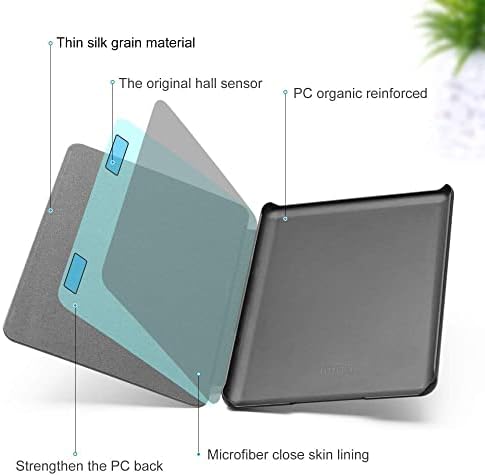 Caso para Kindle 2022 Proteção magnética Slim Case Kindle 11ª Geração Painted Smart Cover de 6 polegadas Caixa eletrônica, Flor