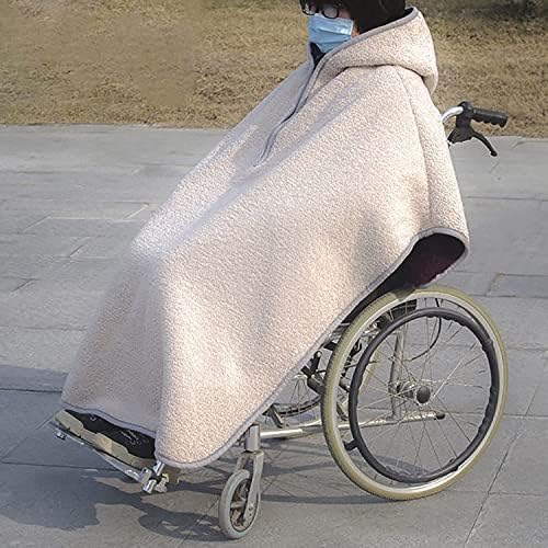 Coberta de rodas Nachen Tampa quente de inverno para corpo inteiro, cadeira de rodas Capa de cadeira de rodas à prova