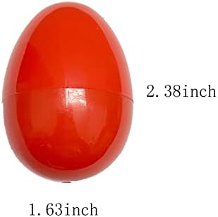 Higoala 32 Pacote de Páscoa de Páscoa de Páscoa de Páscoa de Páscoa de Páscoa - 2,5 polegadas de 2,5 polegadas coloridas ovos de plástico coloridos