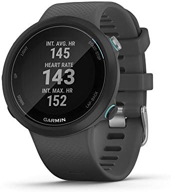 Garmin Swim 2, GPS nadando smartwatch para piscina e águas abertas, freqüência cardíaca subaquática, distância da distância,