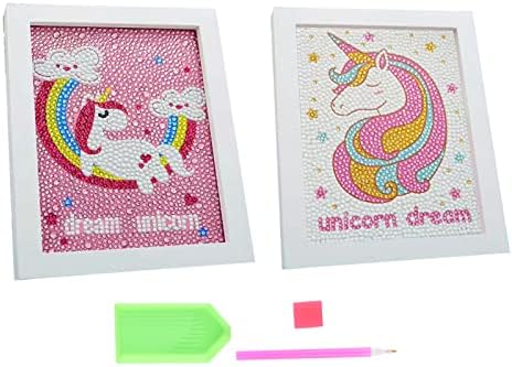 Dauerhaft 5D Pintura de strass, coordenação dos olhos da mão Bright Colors Kids Kit