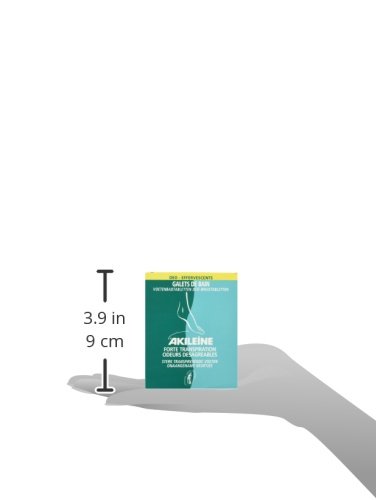 Akileine Bedbath Deo -Efservescent Tablets para odor de transpiração - Pequeno.4 oz.