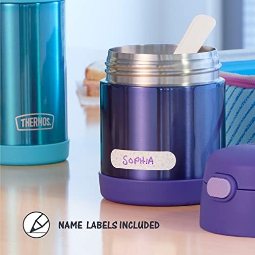 Thermos FuntainTer 10 onças de aço inoxidável a vácuo Jar com colher, mandaloriano