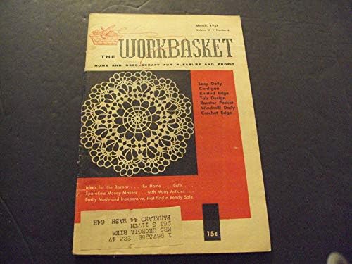 4 Vintage The Work Basket Home and NeedleCraft Magazines 1957