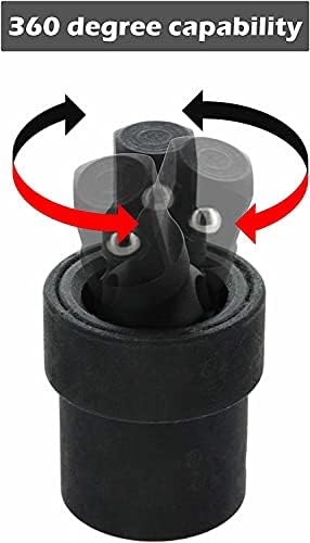 VCT 1/2 polegada dr drive soquete preto impacto universal wobble flexão u-junta para ferramenta