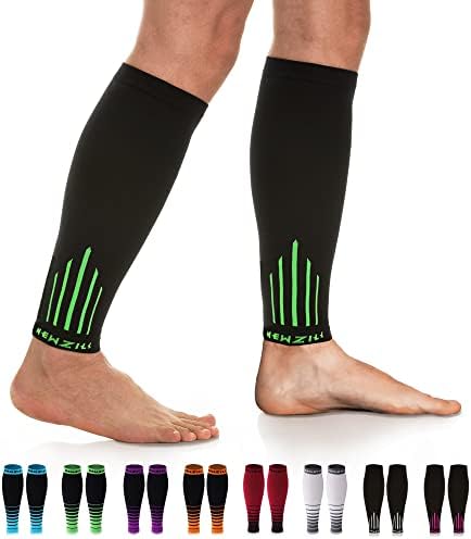 Mangas de panturrilha de compressão Newzill para homens e mulheres - opção perfeita para nossas meias de compressão -