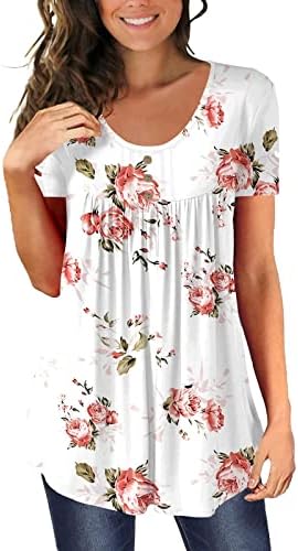 Tops femininos Camisetas de verão casual de verão