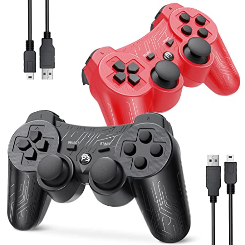 Fuilitar para PlayStation 3 Controller Wireless para controle do controlador PS3 para PS3 Remote com Double Shock 3/Motion