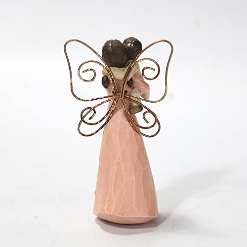 Howfield Guardian Angel Figure for Love Mother, decoração de estatueta colecionável esculpida à mão