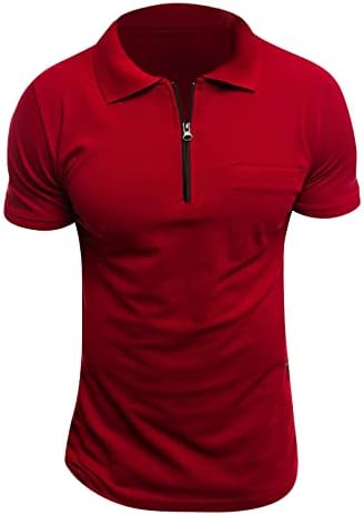 Camisa pólo de pólo masculino de dudubaby camisa formal camisa casual summer linho de algodão zíper Solid clássica camisetas