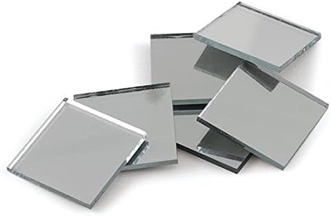 Melhores artesanato em telhas de espelhos quadradas com revestimento de prata - podem ser usadas em muitos projetos