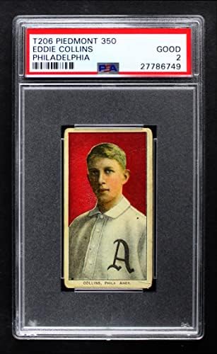 1909 T206 PHL Eddie Collins Philadelphia Athletics PSA PSA 2.00 Atletismo