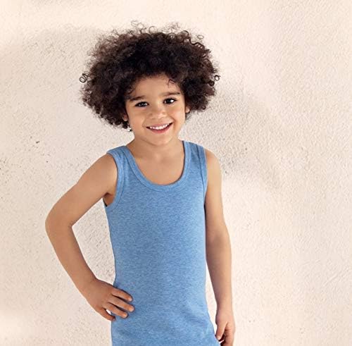 Brix Toddler Boys Tank Tops-Camisas de algodão com 4 pacote Conforto Crianças de criança.