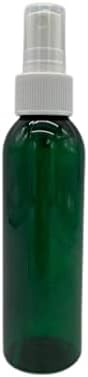 Garrafas de plástico Cosmo Green Cosmo de 4 oz - 12 pacote de garrafas vazias recarregáveis ​​- BPA Free - Óleos essenciais