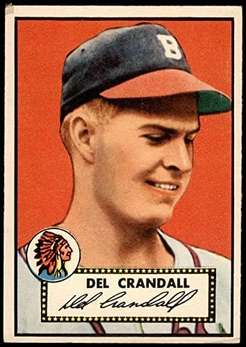 1952 Topps 162 CRM del Crandall Boston Braves VG/Ex Braves