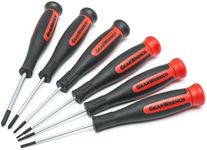 Gearwrench 6 PC. Conjunto de chave de fenda de mini -material duplo, Phillips®/SLOTET - 80055