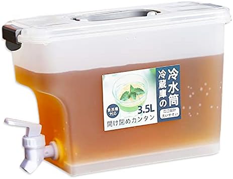 Dispensador de bebidas com torneira, dispensador de água de dispensador de bebidas Guangtoul para 3,5l para geladeira,