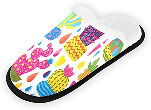 Tortel de tartaruga colorida Flippers de toe fechado Flipers de hotel interno, lã de coral macio, sola acolchoada para conforto-