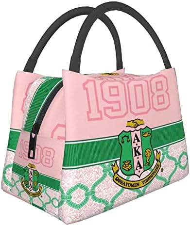 Presentes de irmandades de Bfuxzmi para mulheres lanchonetes reutilizáveis ​​Tote isolada bolsa de lancheira da bolsa