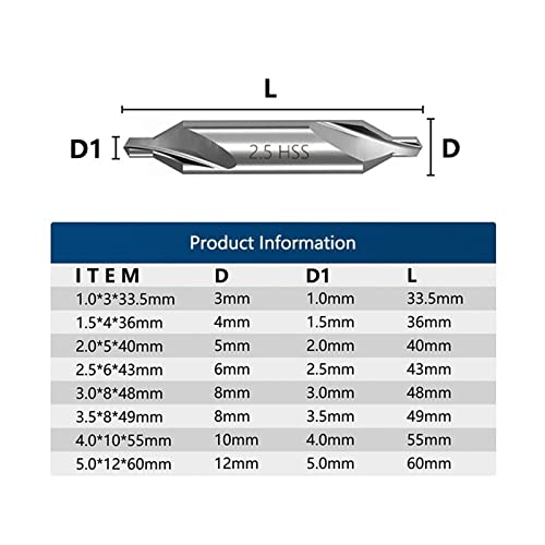 Broca bit de 60 graus broca metal bit ferramentas de furo de orifício de perfuração Cutter 1pcs