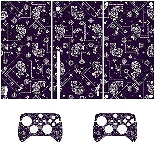 Caixa de proteção contra adesivos de capa do controlador Xbox Seriesx, Paisley Flores e plantas Floral Flores e Plantas Xbox Sériex