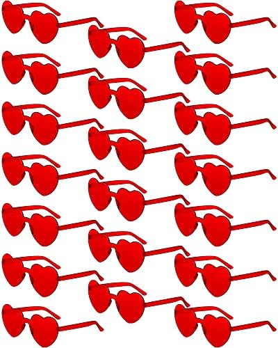 20 pares de óculos de sol em forma de coração infantil menino menino festa de sol Óculos de sol