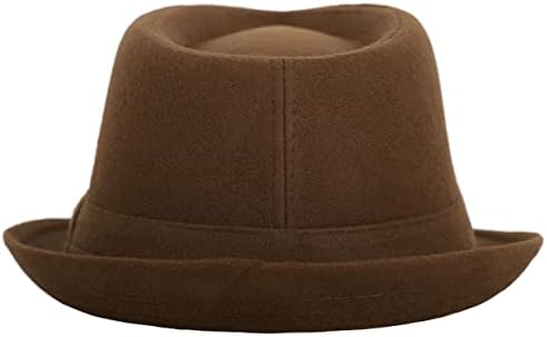 Classic Classic Manhattan estruturado Trilby Fedora Hat for Women