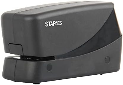 Staples 2398140 MEIA TRAPAÇÃO ELÉTRICA STAPLER 20 CAPACIDADE DE CAPAÇÃO BLACK