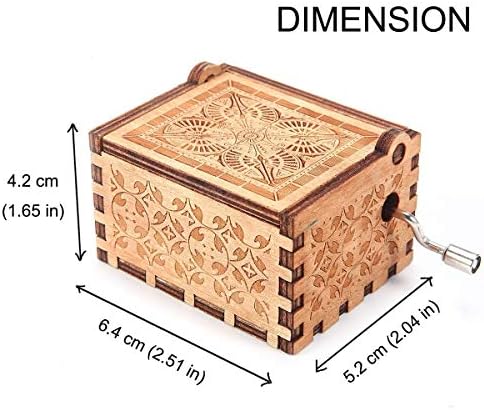 Ukebobo Wooden Music Box- You Are My Sunshine Music Box, da avó à neta, presentes para neta - 1 conjunto