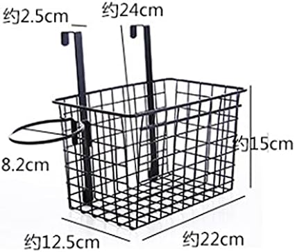 Uxzdx armário de ferro armazenamento pendurado cesto cozinha banheiro traseiro cesta de armazenamento rack de armazenamento rack rack de cabelo rack