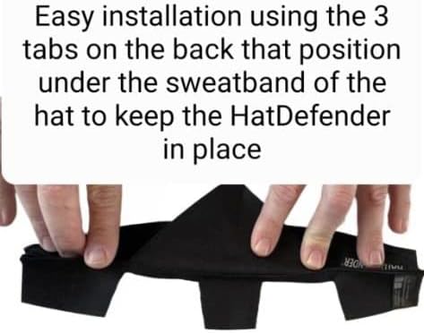Chapéu de hatdefender Liner Sweat - Prova à prova d'água reutilizável lavável - Proteção de mancha de odor de tampa