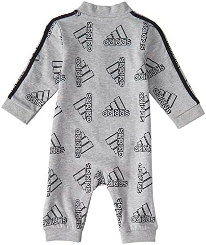 Adidas Baby-Girls Manga Longa Zip Frento Terry Coverlls