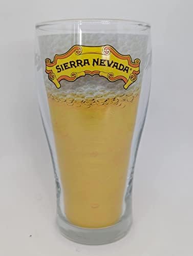 Beer Snob Barware Sierra Nevada Banner Golden Tulip Pint Glass - Conjunto de 2