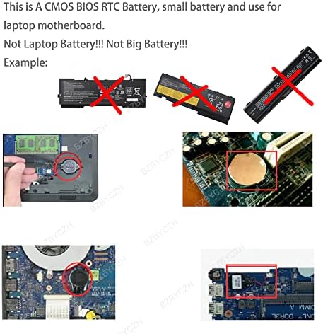 Bzbyczh CMOS Battery Compatível para Toshiba Qosmio G20 CMOS BOTHERN BIOS RTC