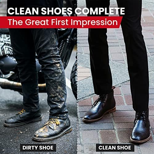 Kn linho A limpeza de sapatos limpa os tênis rápidos textura dupla para arranhão, sujeira e mancha em couro, tênis de borracha