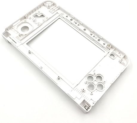Caixa de tampa do moldura do moldura inferior da dobradiça de dobradiça de substituição para 3DS XL 3DS LL WHITE