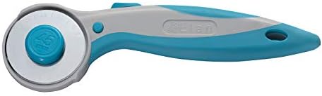 Cutter rotary de Elan para tecido azul, cortador rotativo de tecido, cortadores de tecido, como cortador de rolos de lâmina