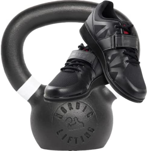 Kettlebell - pacote de 9 lb com sapatos megin tamanho 10 - preto