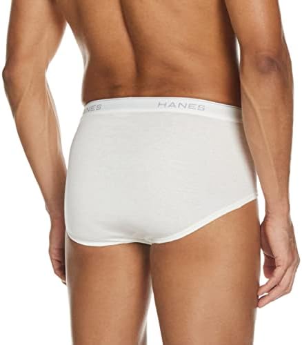 Hanes Men's Big White Pack de 7 tags 2xl-2xg resumos de ascensão completa com Comfort Flex cintura banda