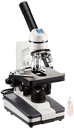 LW Scientific EDM-MM4A-DAL3 Student Pro Microscope, monocular, 4 objetivos, LED