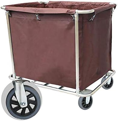 -Carrinho de carrinho Carrinho Carrinho Carrinho Carrinho de beleza Carrinhos de classificação Silent Rolling Rolling com sacos de bote removíveis, servindo carrinho para hotéis para hotéis limpeza em casa, 90 × 65 × 85cm/estilo 1