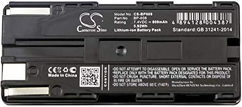 Cameron Sino Novo ajuste da bateria de substituição para Canon C2, DM-MV1, DM-MV10, E1, E2, E30, ES300V, ES420V, ES50, ES55, ES60, ES65, FV1, G10, G1000, G10HI, G1500, G15HIUCV20,